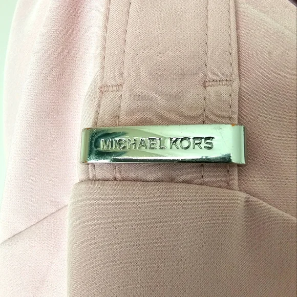 Michael Kors Long Trench Coat in Pink